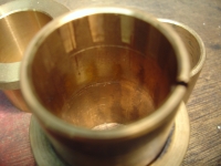  ...the old one often snaps in half - you can just see the crack forming halfway down on this original one